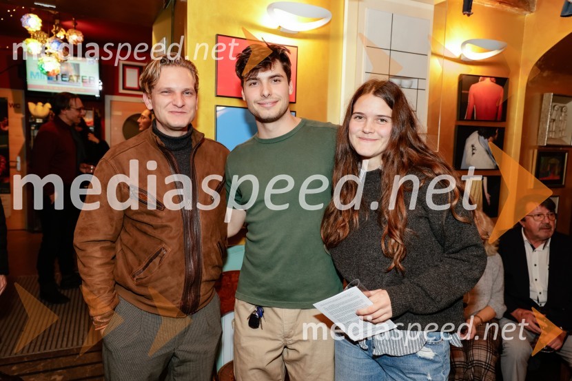  Matevž Sluga, igralec;  Svit Stefanija, igralec;  ... Samo še enkrat gremo spat, premiera v Mini teatru