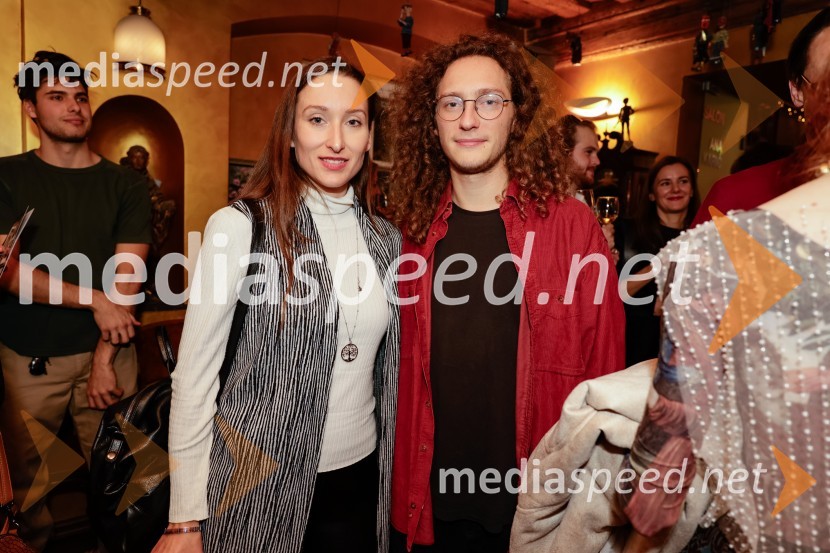  Gaja Višnar, igralka;  Filip  Mramor, igralecSamo še enkrat gremo spat, premiera v Mini teatru