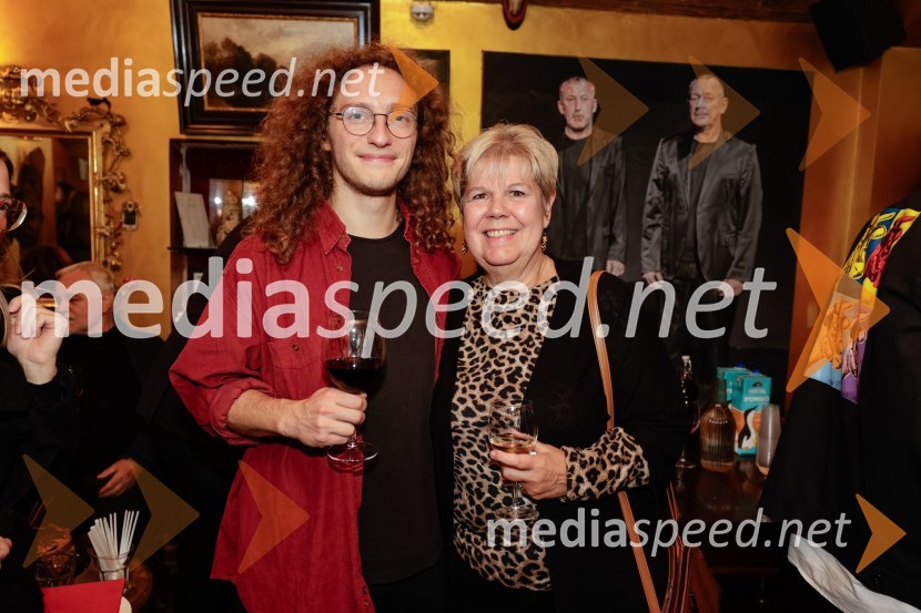  Filip  Mramor, igralec;  Irena  Butoln, germanistkaSamo še enkrat gremo spat, premiera v Mini teatru