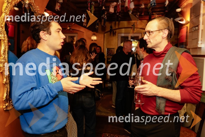  Dan Pikalo, scenograf;  Marko  Mandić, igralecSamo še enkrat gremo spat, premiera v Mini teatru