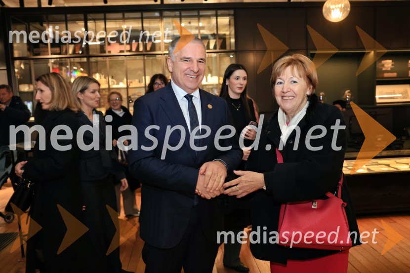  Marko Lotrič, predsednik, Državni svet;  Irena Lemut Čeh, LabenaV Londonu razstava Radovana Jenka in razprava o prihodnosti trajnostne prenove urbanih območij