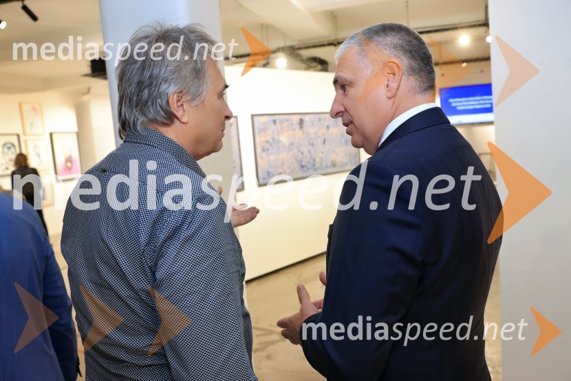  Radovan Jenko, umetnik;  Marko Lotrič, predsednik, Državni svetV Londonu razstava Radovana Jenka in razprava o prihodnosti trajnostne prenove urbanih območij