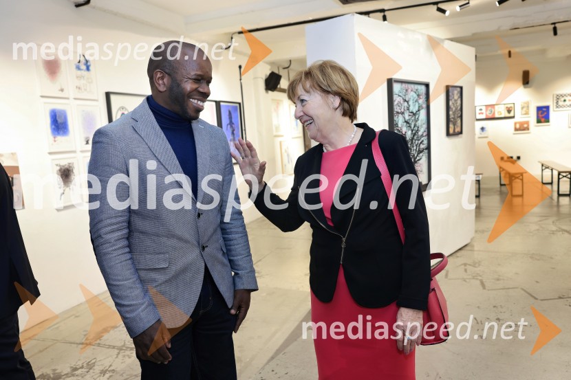  Wasya Awori, Riko;  Vlasta Nussdorfer, nekdanja varuhinja človekovih pravic, nekdanja svetovalka predsednika RSV Londonu razstava Radovana Jenka in razprava o prihodnosti trajnostne prenove urbanih območij