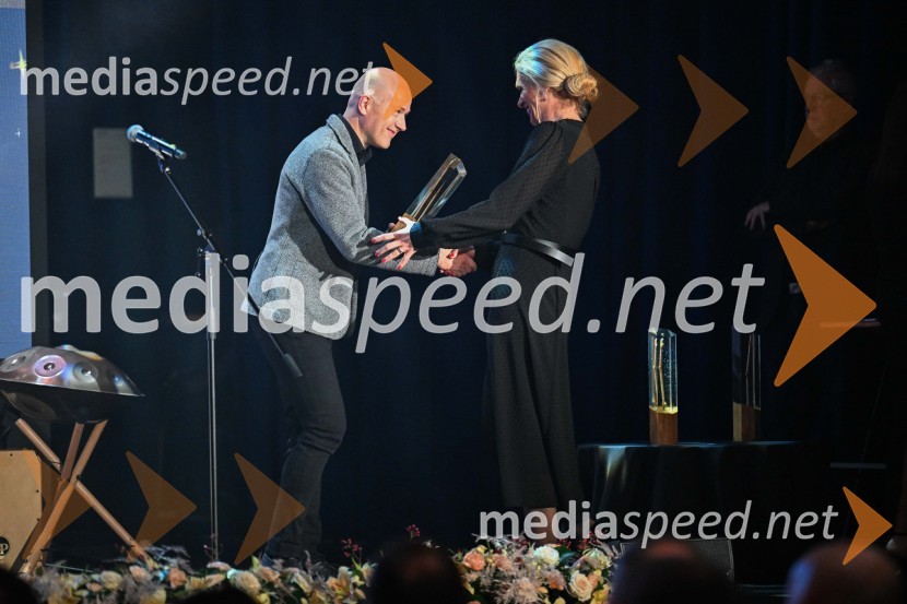  Primož Pinter, direktor, Primius gradnje d.o.o.;  Helena S. Sambolec, direktorica Prangl SlovenijaŠtajerska gospodarska odličnost 2024