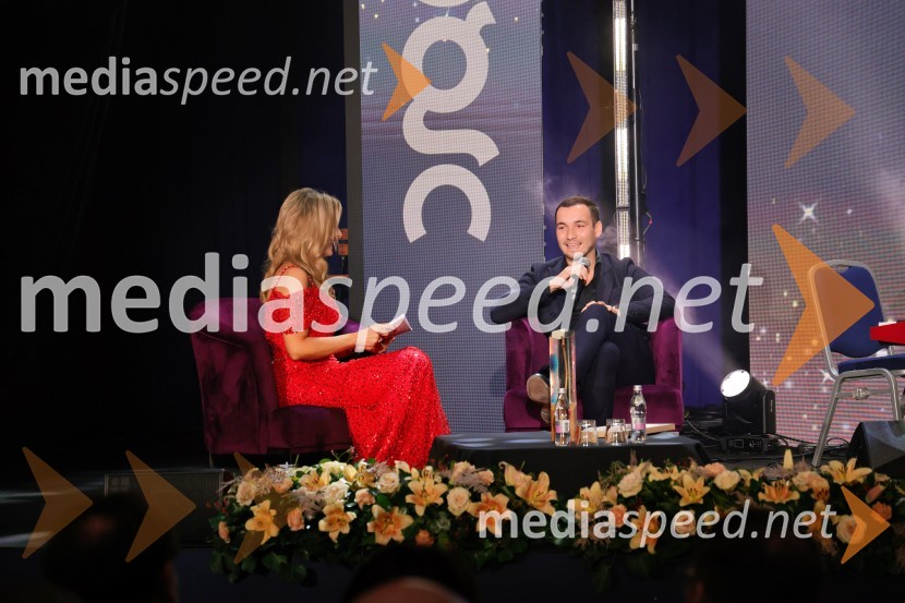  Bernarda Žarn, voditeljica;  Aljoša Marković,  direktor, BaščaršijaŠtajerska gospodarska odličnost 2024