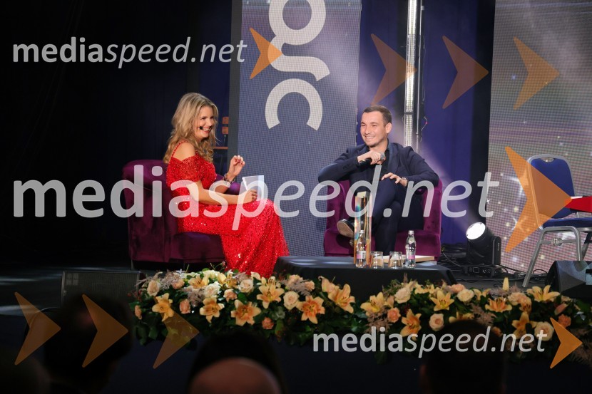  Bernarda Žarn, voditeljica;  Aljoša Marković,  direktor, BaščaršijaŠtajerska gospodarska odličnost 2024