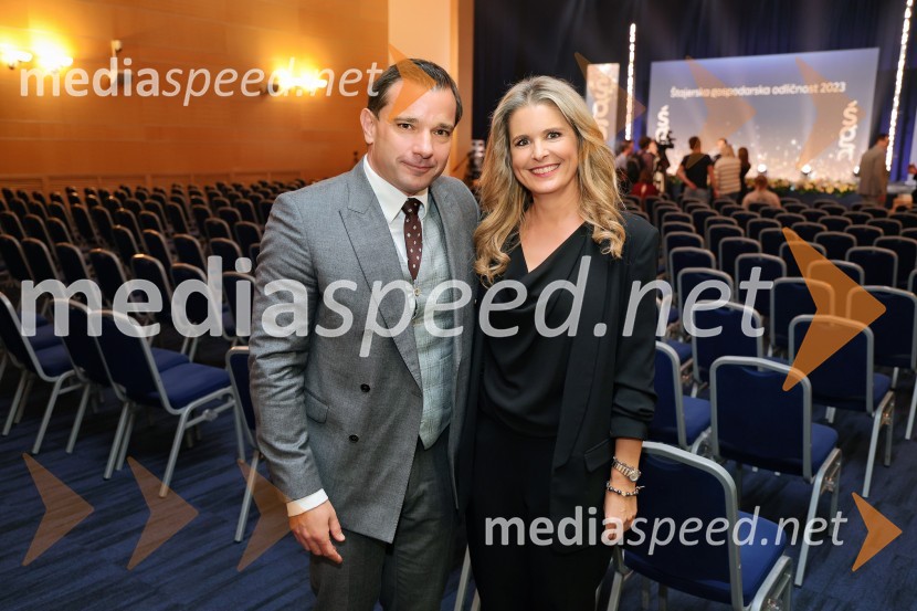  Zdenko Škraban, Vitoma PR;  Bernarda Žarn, voditeljicaŠtajerska gospodarska odličnost 2024