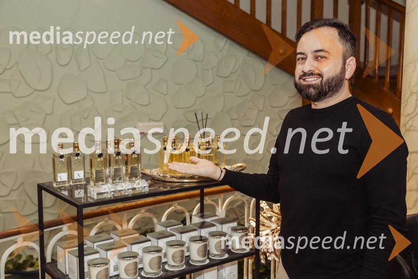  Damien Flynn, mbasador znamke, Nicolai Parfumeur CreateurVečer gurmanskih dišav z Nicolai Parfumeur Createur v Ikona Ljubljana