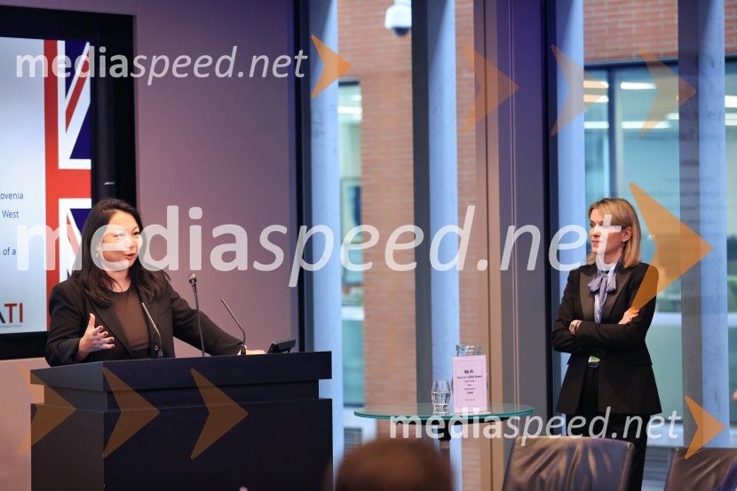  Ayuna Nechaeva, Head of Europe, Primary Markets, London Stock Exchange;  Barbara Uranjek, direktorica, Britansko-slovenska gospodarska zbornicaPoslovna konferenca BSCC na londonski borzi
