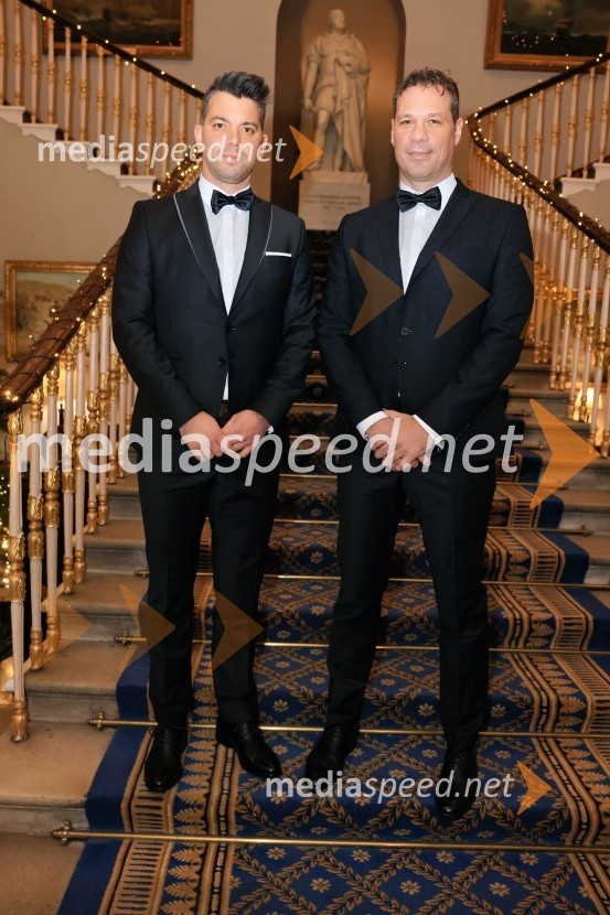  Rok Zajc, izvršni direktor in soustanovitelj, Bold.group;  Gregor Bobovnik,  partner, Bold group, marketinška agencijaChristmas Gala 2024, dogodek Britansko - slovenske gospodarske zbornice