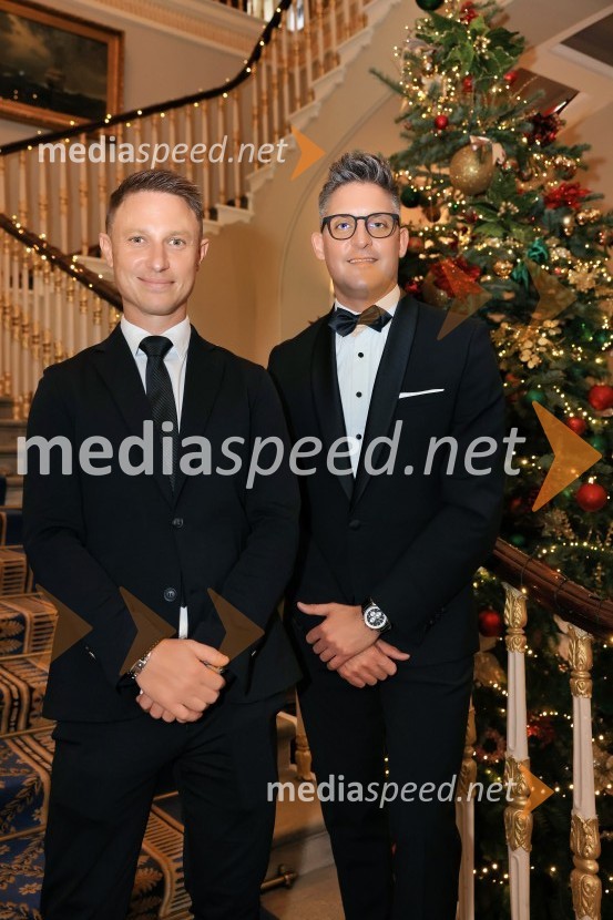  Klemen Tratar, Grain;  Rok Koželj, Gea CollegeChristmas Gala 2024, dogodek Britansko - slovenske gospodarske zbornice