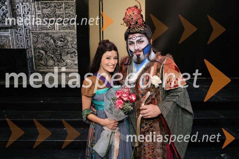  Nika Gorič, sopranistka;  Jaki Jurgec, operni solistTurandot, opera na odru Slovenskega narodnega gledališča Maribor