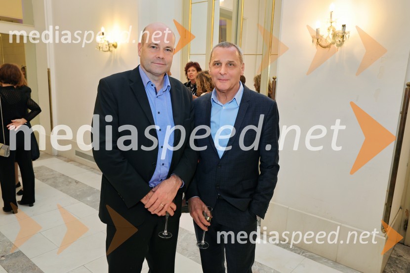  Jure Fišer, direktor Surovine;  Danilo Rošker, direktor SNG MariborTurandot, opera na odru Slovenskega narodnega gledališča Maribor