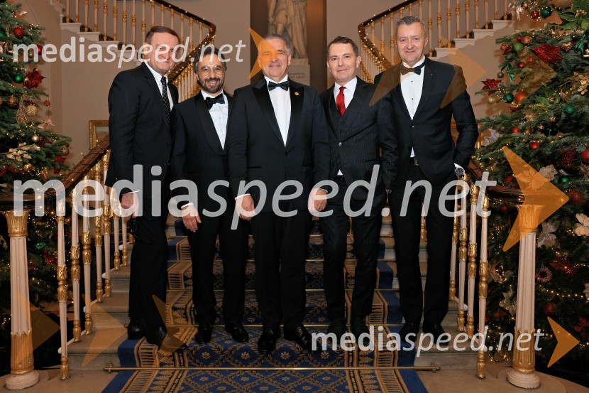  ... ;  Tine Kračun, direktor, Inštitut za strateške rešitve;  Marko Lotrič, predsednik, Državni svet;  Tomaž Orešič, podpredsednik skupine Resalta;  Sergej Požar, AlantraChristmas Gala 2024, dogodek Britansko - slovenske gospodarske zbornice