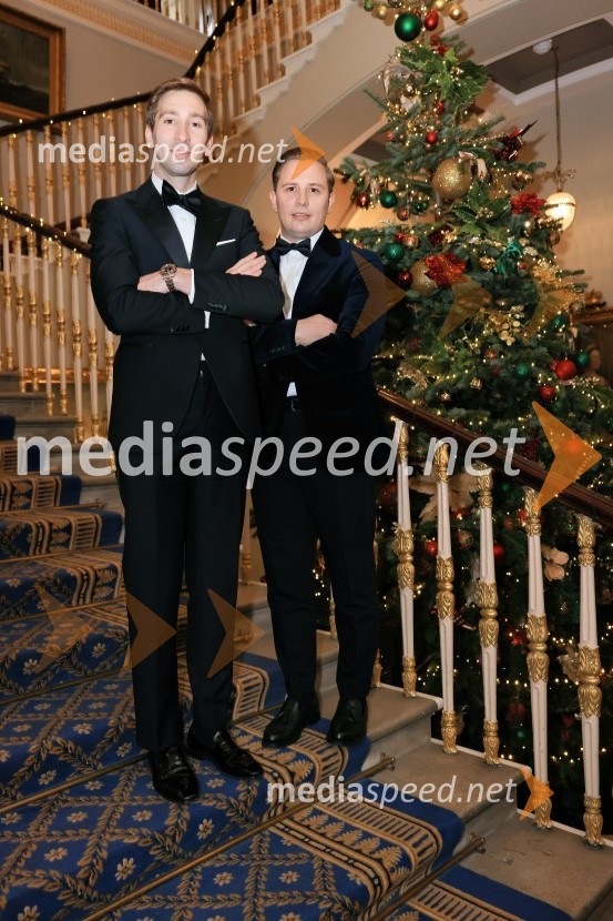 Matic Čad;  Kristian  Schulz, Odvetniška pisarna ČadChristmas Gala 2024, dogodek Britansko - slovenske gospodarske zbornice