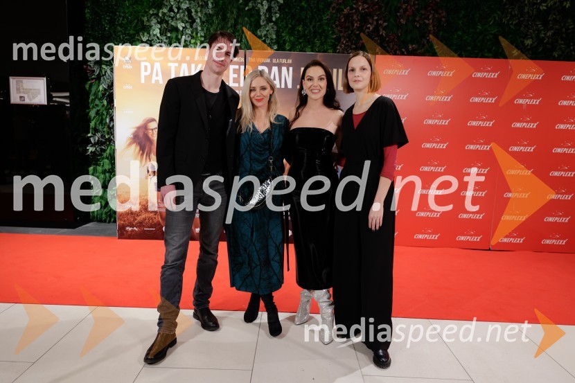  Jure Henigman, igralec;  Katarina Čas, igralka;  Ula  Furlan, igralka, voditeljica;  Barbara Ribnikar, igralkaPa tako lep dan je bil, premiera slovenskega filma v Cineplexx Ljubljana