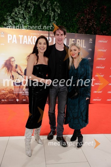  Ula  Furlan, igralka, voditeljica;  Jure Henigman, igralec;  Katarina Čas, igralkaPa tako lep dan je bil, premiera slovenskega filma v Cineplexx Ljubljana
