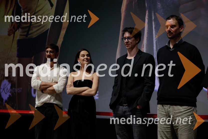  Perica Rai, režiser;  Ula  Furlan, igralka, voditeljica;  ... ;  Jure Henigman, igralecPa tako lep dan je bil, premiera slovenskega filma v Cineplexx Ljubljana