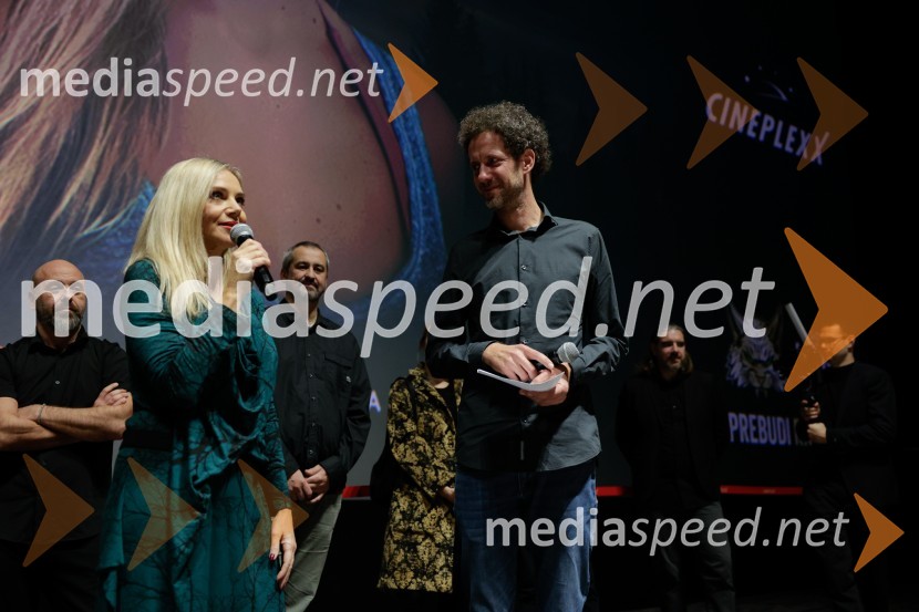  Katarina Čas, igralka;  Toni Cahunek, igralec, novinarPa tako lep dan je bil, premiera slovenskega filma v Cineplexx Ljubljana