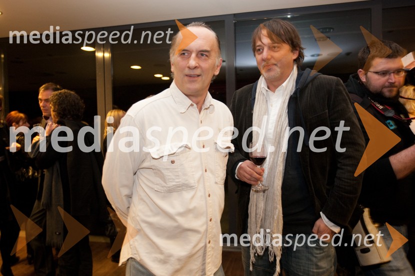  Jonas Žnidaršič, igralec;  Boris Cavazza, igralecPoslovil se je Vinci Vogue Anžlovar, legenda slovenskega filma