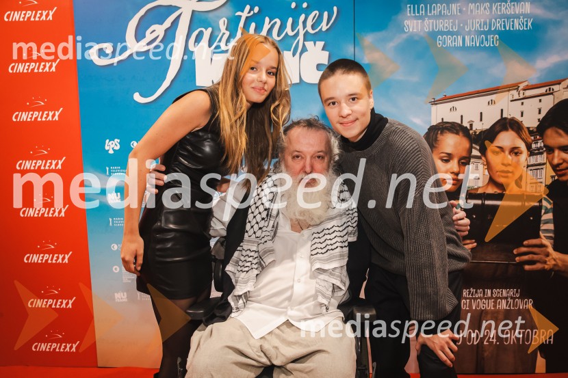  Ella Lapajne, igralka;  Vinci Vogue Anžlovar, scenarist;  Svit ŠturbejPoslovil se je Vinci Vogue Anžlovar, legenda slovenskega filma