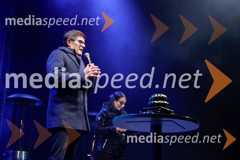  Matjaž Rakovec, župan Mestne občine KranjTradicionalni prižig prazničnih luči na občinski praznik MOK