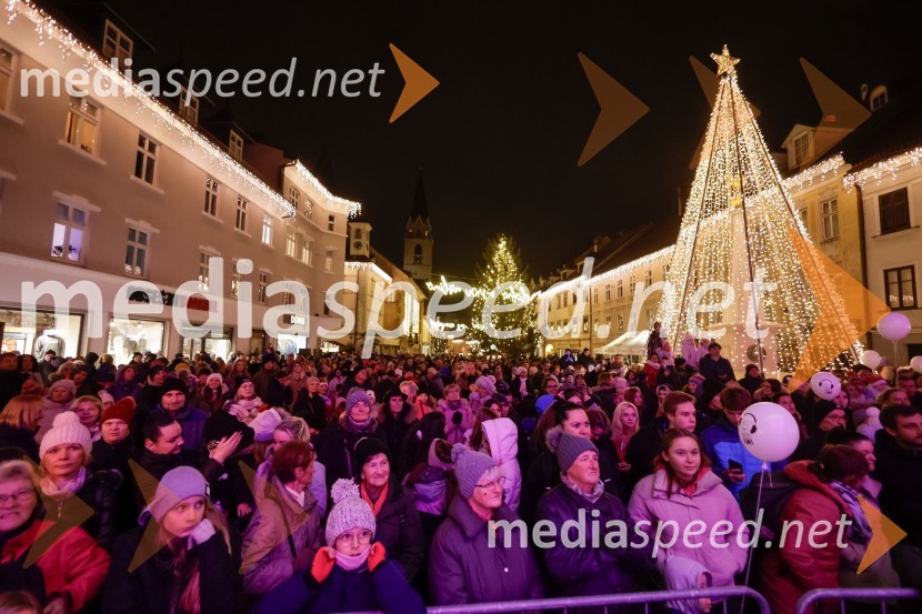 Tradicionalni prižig prazničnih luči na občinski praznik MOK