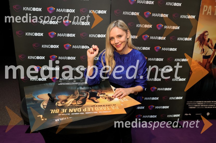  Katarina Čas, igralkaPremiera filma Pa tako lep dan je bil s Katarino Čas v Mariboxu