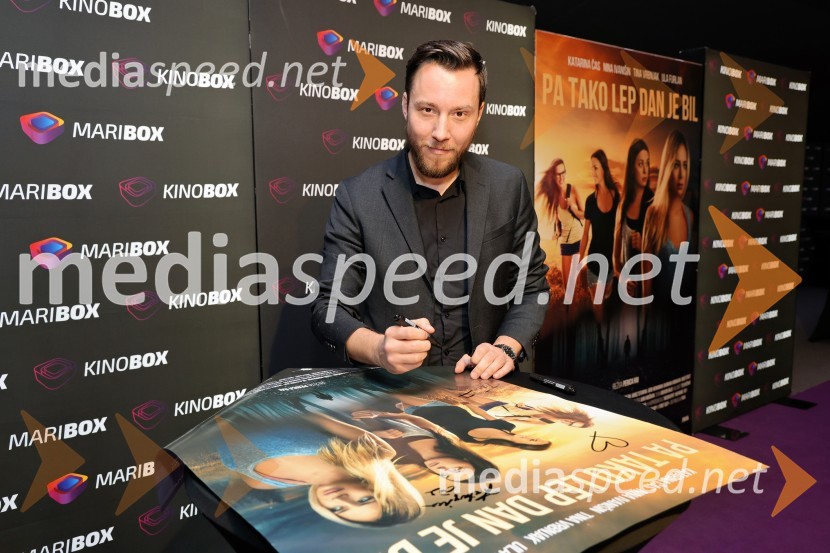  Tamir Gostiša, producent in glasbenikPremiera filma Pa tako lep dan je bil s Katarino Čas v Mariboxu