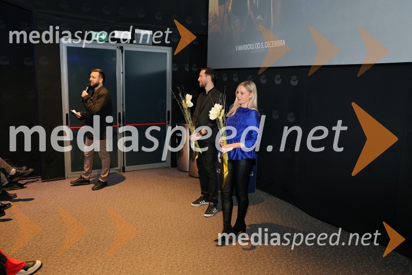  Denis Bende Živčec, novinar, Večer;  Tamir Gostiša, producent in glasbenik;  Katarina Čas, igralkaPremiera filma Pa tako lep dan je bil s Katarino Čas v Mariboxu