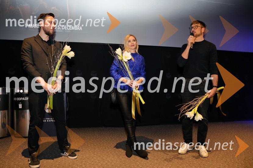  Tamir Gostiša, producent in glasbenik;  Katarina Čas, igralka;  Perica Rai, režiserPremiera filma Pa tako lep dan je bil s Katarino Čas v Mariboxu