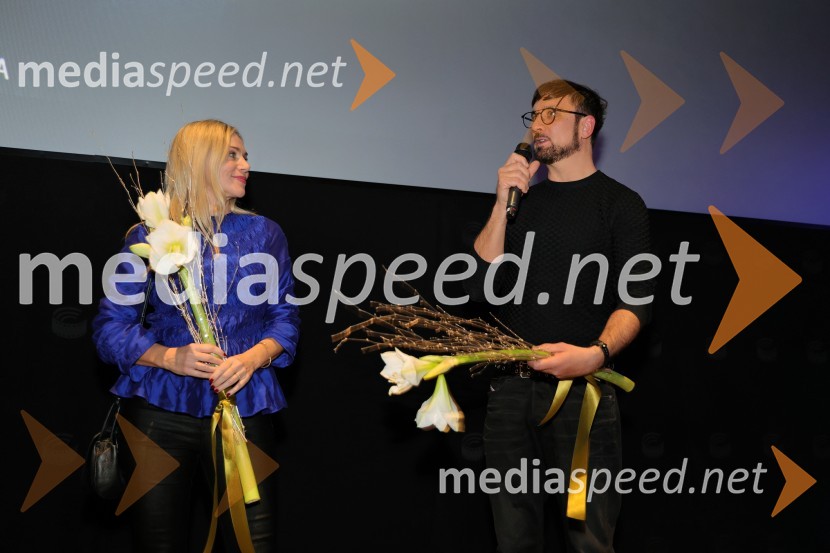  Katarina Čas, igralka;  Perica Rai, režiserPremiera filma Pa tako lep dan je bil s Katarino Čas v Mariboxu