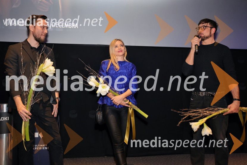  Tamir Gostiša, producent in glasbenik;  Katarina Čas, igralka;  Perica Rai, režiserPremiera filma Pa tako lep dan je bil s Katarino Čas v Mariboxu