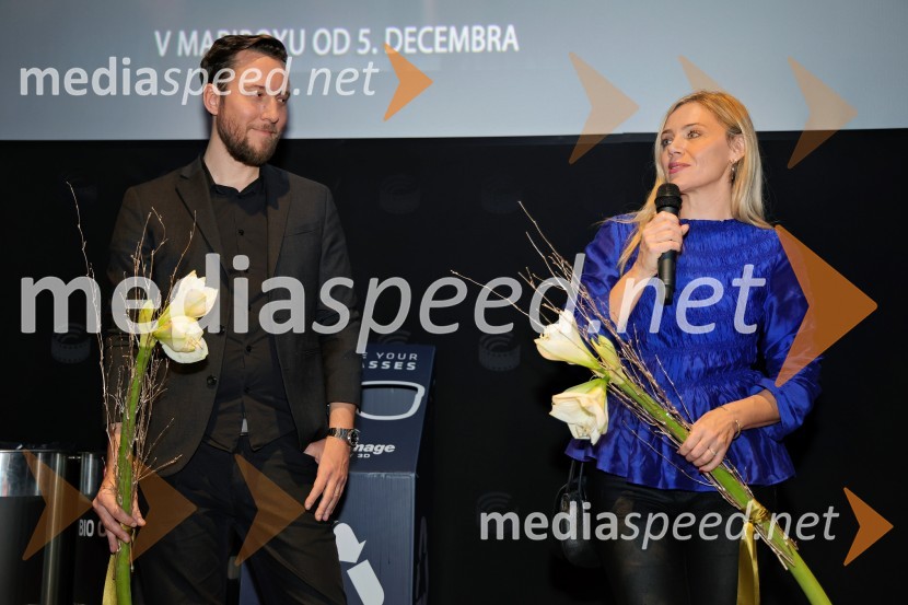  Tamir Gostiša, producent in glasbenik;  Katarina Čas, igralkaPremiera filma Pa tako lep dan je bil s Katarino Čas v Mariboxu