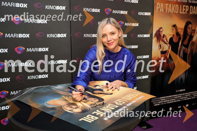  Katarina Čas, igralkaPremiera filma Pa tako lep dan je bil s Katarino Čas v Mariboxu