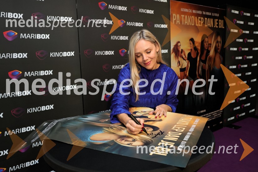  Katarina Čas, igralkaPremiera filma Pa tako lep dan je bil s Katarino Čas v Mariboxu