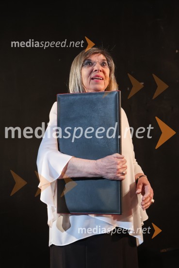  Svetlana Makarovič, pisateljicaPodelitev plakete ob Prešernovi nagradi Svetlani Makarovič