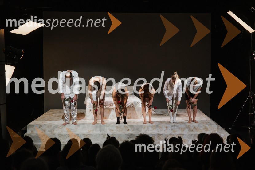  Blaž Valič, igralec;  Andrej Zalesjak, igralec;  Jure Kopušar, igralec;  Medea Novak, igralka;  Ivana Percan Kodarin, igralka;  Žiga Udir, igralecPogovori po seksu, premiera komične drame v SNG Nova Gorica