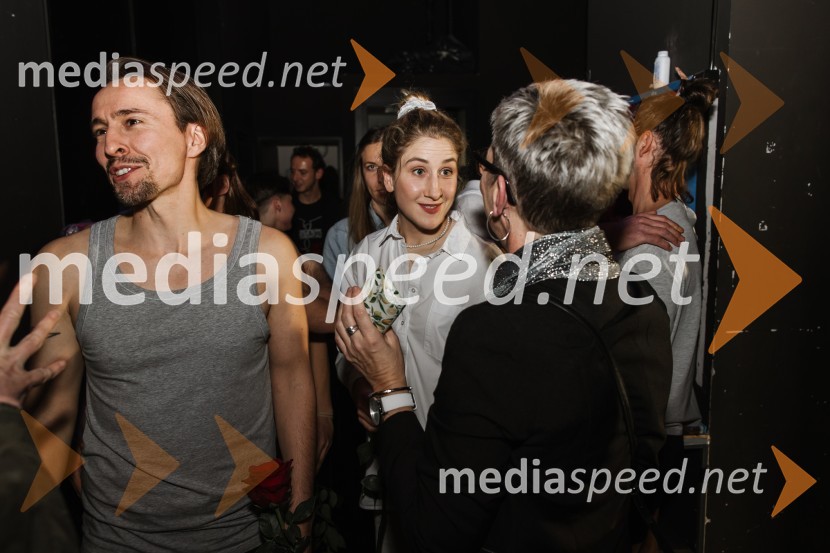  Jure Kopušar, igralec;  Ivana Percan Kodarin, igralkaPogovori po seksu, premiera komične drame v SNG Nova Gorica