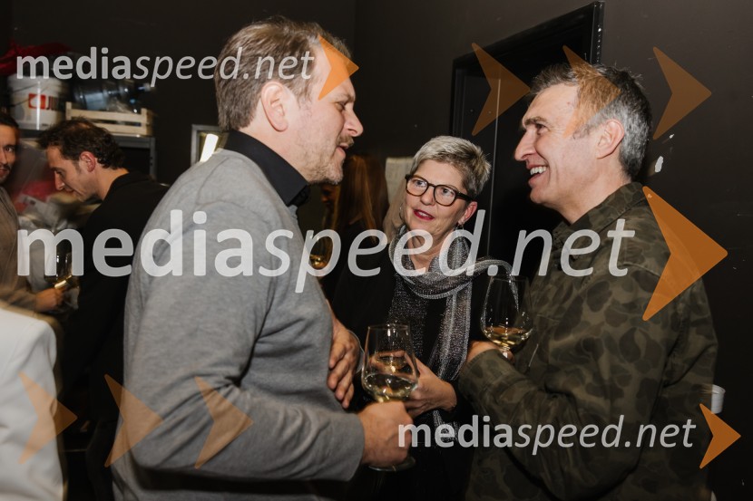  Marko Bratuš, umetniški vodja Slovenskega mladinskega gledališča;  Mirjam Drnovšček, direktorica, SNG Nova Gorica;  ... Pogovori po seksu, premiera komične drame v SNG Nova Gorica