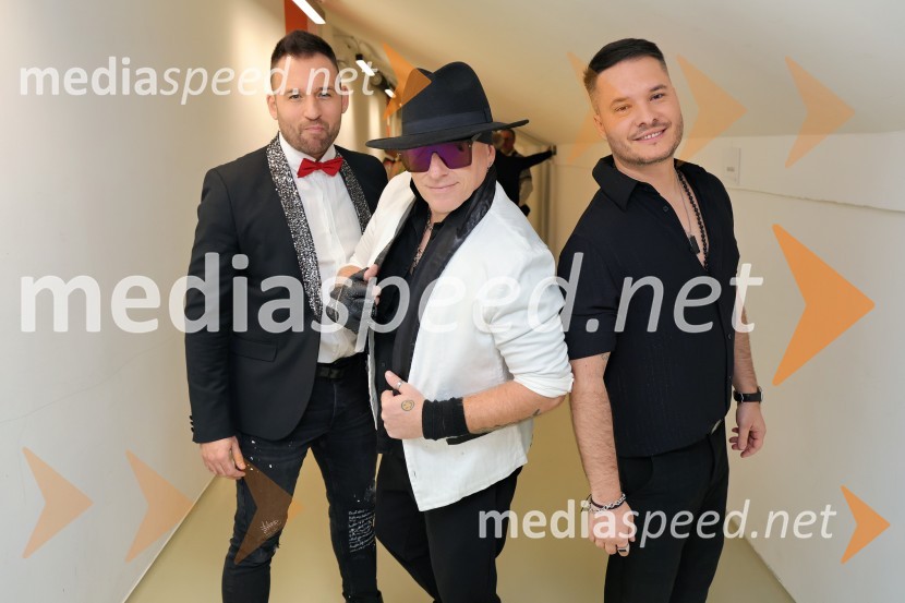  Marko Popovič - Mark, skupina Game Over;  Štefan  Čamič - Steffanio, skupina Game Over;  Denis  Vučak- Deniss, skupina Game OverTradicionalni Silvestrski pozdrav v Mariboru