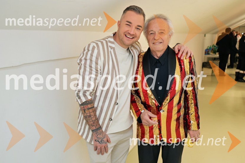  Dejan Krajnc, Dejan Dogaja;  Alfi Nipič, pevecTradicionalni Silvestrski pozdrav v Mariboru