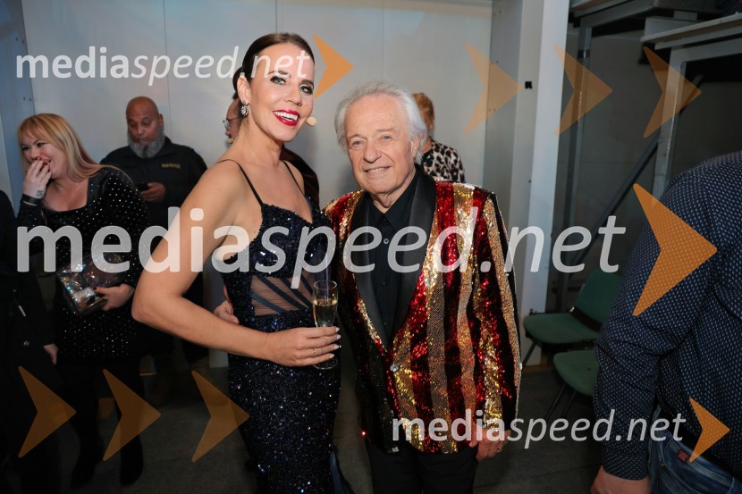  Lorella Flego, slovenska novinarka, modna urednica, televizijska moderatorka;  Alfi Nipič, pevecTradicionalni Silvestrski pozdrav v Mariboru