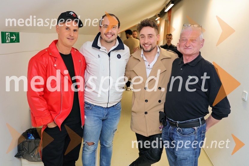  Rok  Lunaček, pisec besedil, aranžer in pevec;  Dejan Vunjak, glasbenik;  Rok Piletič, BQL;  Slobodan Mageš-Magi, DJTradicionalni Silvestrski pozdrav v Mariboru