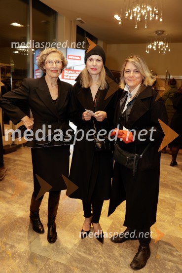 prof dr. Marija Pfeifer, endokrinologinja;  ... ;  Manca Majeršič Sevšek, dramaturginjaTa veseli dan ali Matiček se ženi, premiera v MGL