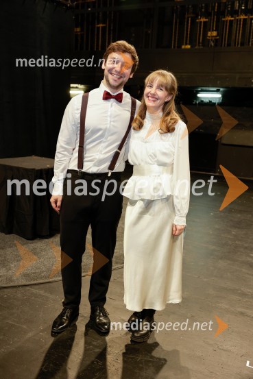  Nejc Jezernik, igralec;  Lena Hribar  Škrlec, igralkaTa veseli dan ali Matiček se ženi, premiera v MGL