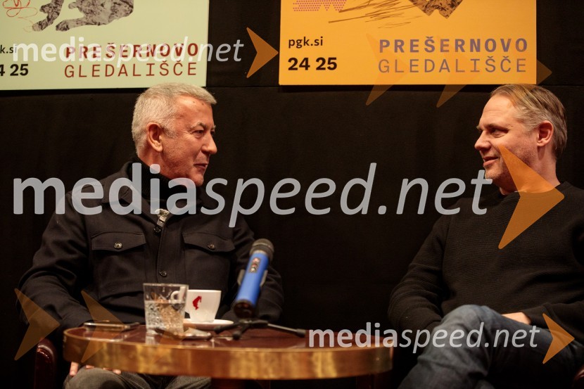  Ivica Buljan, režiser;  Mattias Andersson, igralec, režiser in dramatikRazodetje, premiera, Prešernovo gledališče Kranj