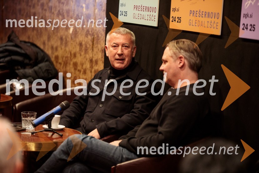  Ivica Buljan, režiser;  Mattias Andersson, igralec, režiser in dramatikRazodetje, premiera, Prešernovo gledališče Kranj