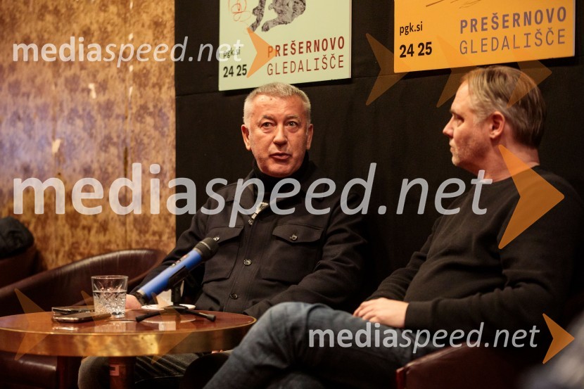  Ivica Buljan, režiser;  Mattias Andersson, igralec, režiser in dramatikRazodetje, premiera, Prešernovo gledališče Kranj