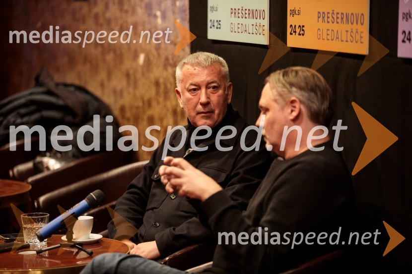  Ivica Buljan, režiser;  Mattias Andersson, igralec, režiser in dramatikRazodetje, premiera, Prešernovo gledališče Kranj